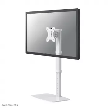 Neomounts FPMA-D890WHITE stovas monitoriui 10-30 colių, laisvai pastatomas, 6 kg, 25,4 cm (10 col.), 76,2 cm (30 col.), 100 x 100 mm, baltas