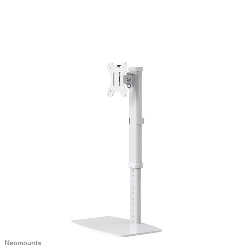 Neomounts FPMA-D890WHITE stovas monitoriui 10-30 colių, laisvai pastatomas, 6 kg, 25,4 cm (10 col.), 76,2 cm (30 col.), 100 x 100 mm, baltas