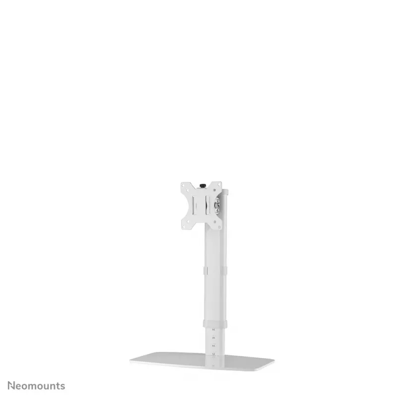 Neomounts FPMA-D890WHITE stovas monitoriui 10-30 colių, laisvai pastatomas, 6 kg, 25,4 cm (10 col.), 76,2 cm (30 col.), 100 x 100 mm, baltas