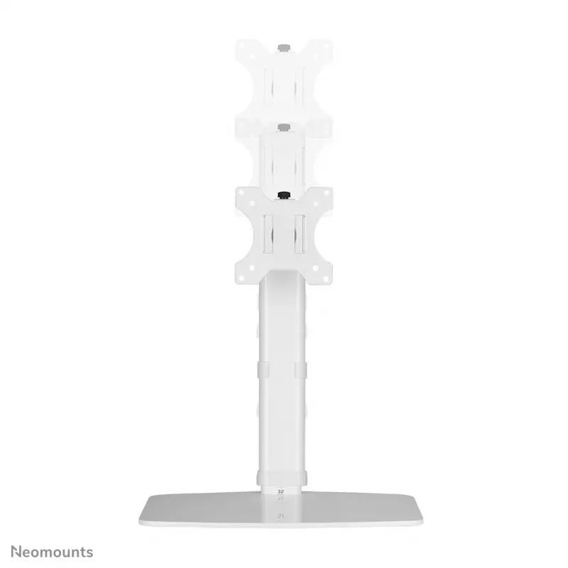 Neomounts FPMA-D890WHITE stovas monitoriui 10-30 colių, laisvai pastatomas, 6 kg, 25,4 cm (10 col.), 76,2 cm (30 col.), 100 x 100 mm, baltas