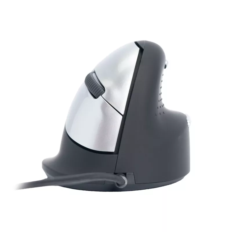 R-Go Tools ergonominė pelė R-Go HE Break su pertraukų programine įranga, vidutinė (tinka 165-185 mm rankai), dešinei rankai, laidinė, juoda