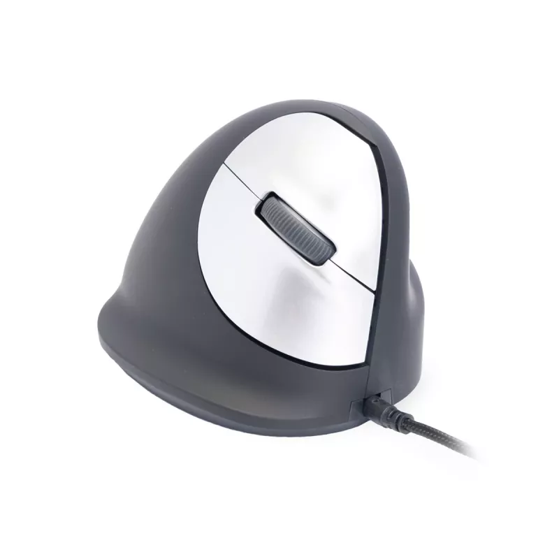 R-Go Tools ergonominė pelė R-Go HE Break su pertraukų programine įranga, vidutinė (tinka 165-185 mm rankai), dešinei rankai, laidinė, juoda