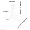 Neomounts BEAMER-C80 lubinis projektoriaus laikiklis - aukštis 13-20 cm - pilnas judesys