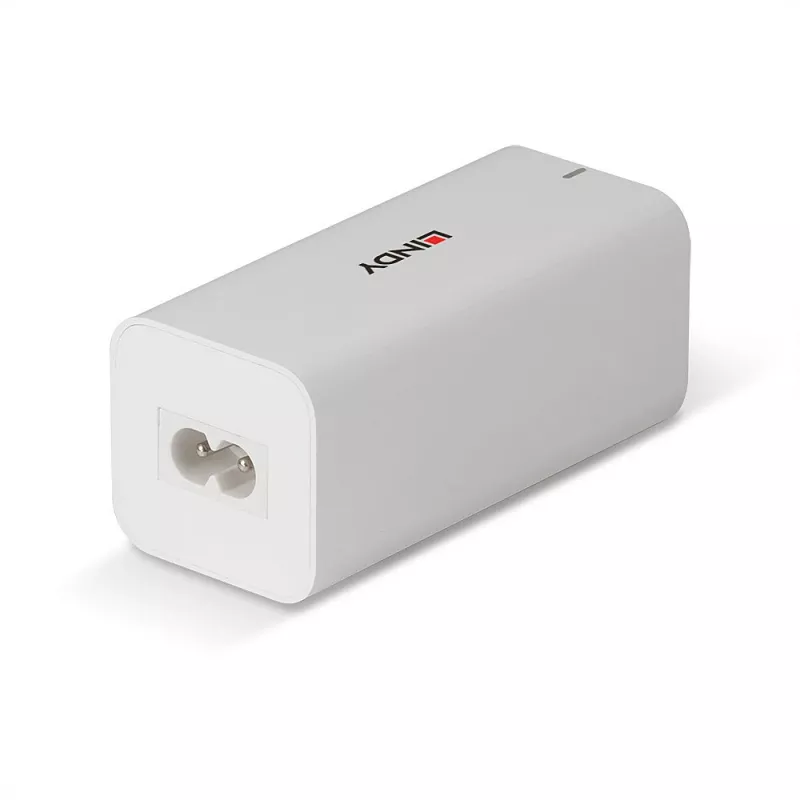 Lindy 100W 4 prievadų USB Type-C ir A GaN sieninis įkroviklis