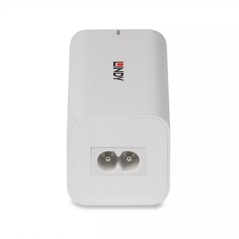 Lindy 100W 4 prievadų USB Type-C ir A GaN sieninis įkroviklis