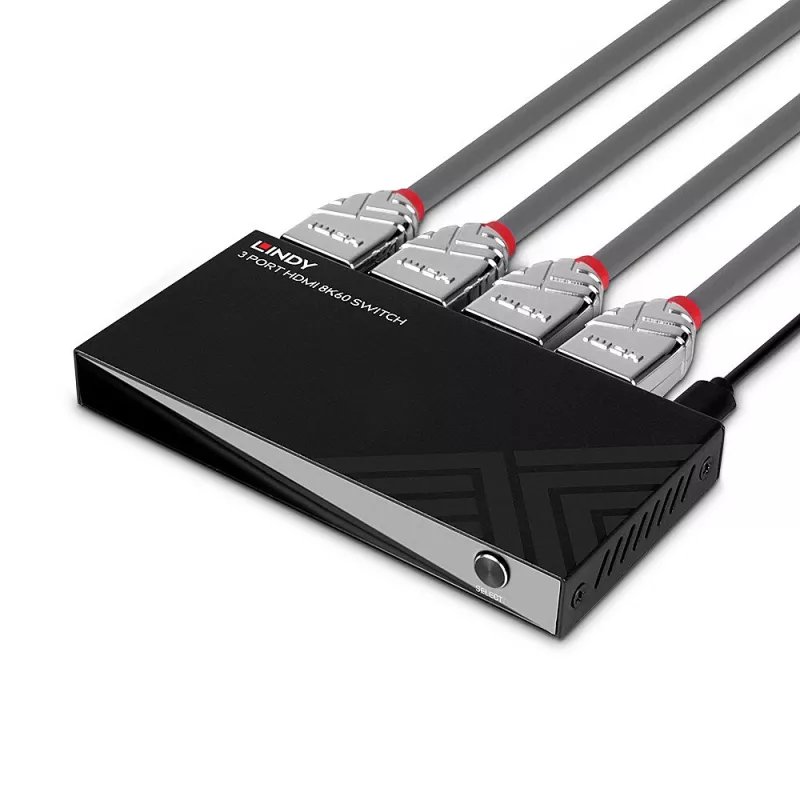 Lindy 38369 HDMI jungiklis, 3 prievadai, 8K60
