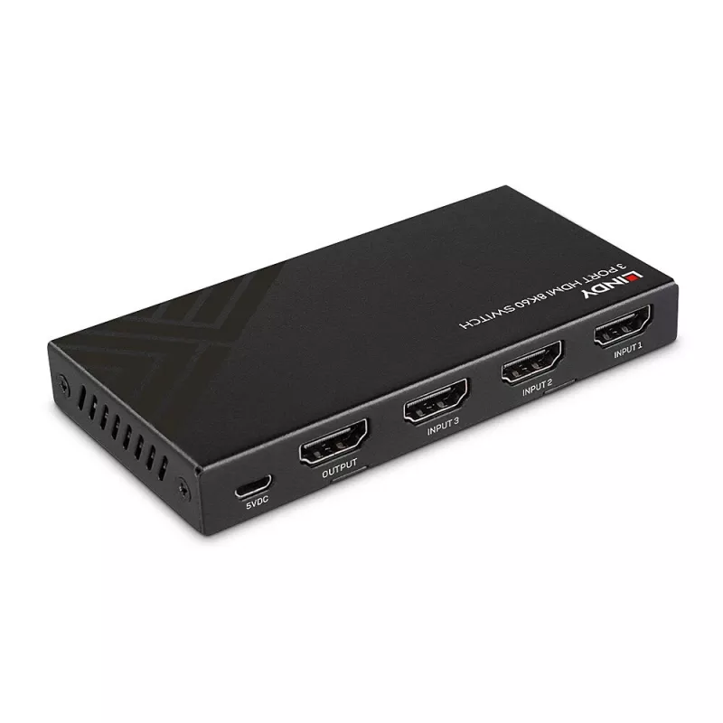 Lindy 38369 HDMI jungiklis, 3 prievadai, 8K60