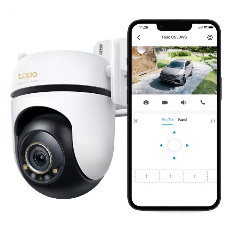 TP-Link lauko stebėjimo kamera su 360° pasukimu ir 3K raiška