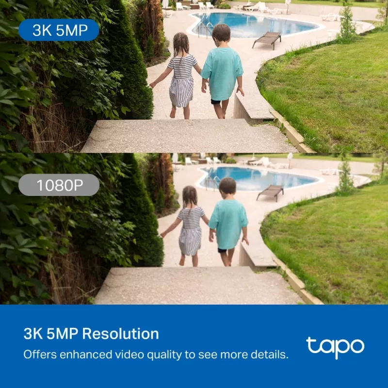 TP-Link lauko stebėjimo kamera su 360° pasukimu ir 3K raiška