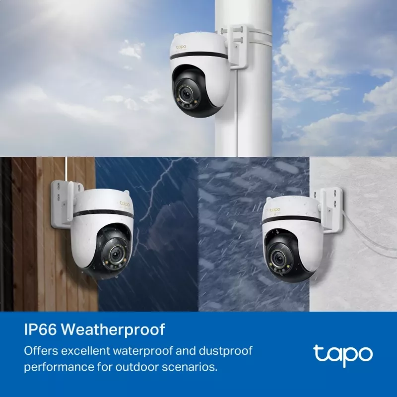 TP-Link lauko stebėjimo kamera su 360° pasukimu ir 3K raiška