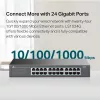 TP-Link LS1024G tinklo jungiklis, nevaldomas Gigabit Ethernet (10/100/1000), juodas