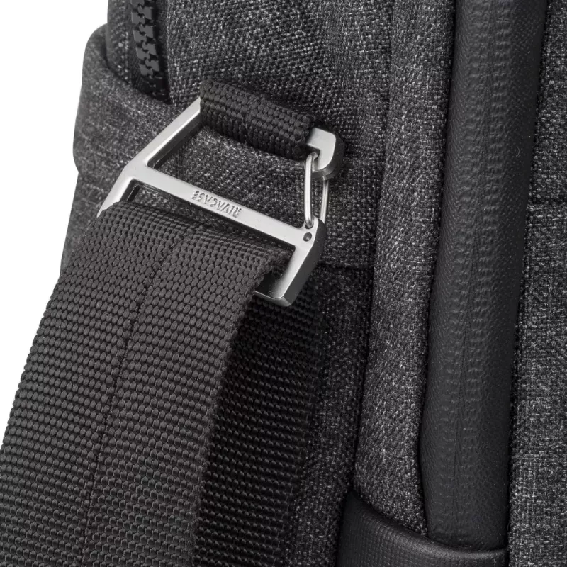 Portfelis Rivacase Lantau 39,6 cm (15,6 colio) juodai pilkas 8831 BLACK MELANGE