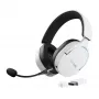 Ausinės Trust GXT 491W FAYZO laidinės ir belaidės, ant ausų, žaidimams, USB Type-C, Bluetooth, juodos, baltos