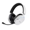 Ausinės Trust GXT 491W FAYZO laidinės ir belaidės, ant ausų, žaidimams, USB Type-C, Bluetooth, juodos, baltos
