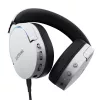 Ausinės Trust GXT 491W FAYZO laidinės ir belaidės, ant ausų, žaidimams, USB Type-C, Bluetooth, juodos, baltos