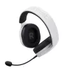 Ausinės Trust GXT 491W FAYZO laidinės ir belaidės, ant ausų, žaidimams, USB Type-C, Bluetooth, juodos, baltos