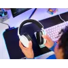 Ausinės Trust GXT 491W FAYZO laidinės ir belaidės, ant ausų, žaidimams, USB Type-C, Bluetooth, juodos, baltos