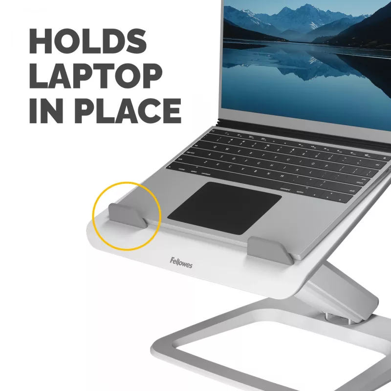 Fellowes Hana LT reguliuojamas stovas nešiojamam kompiuteriui, baltas