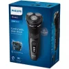 Elektrinis skustuvas Philips 3000 Series S3244/12 – 3 galvutės, šlapias ir sausas skutimas, Li‑Ion, 60 min veikimo, iššokantis apipjaustytuvas, plaunamas, juodas
