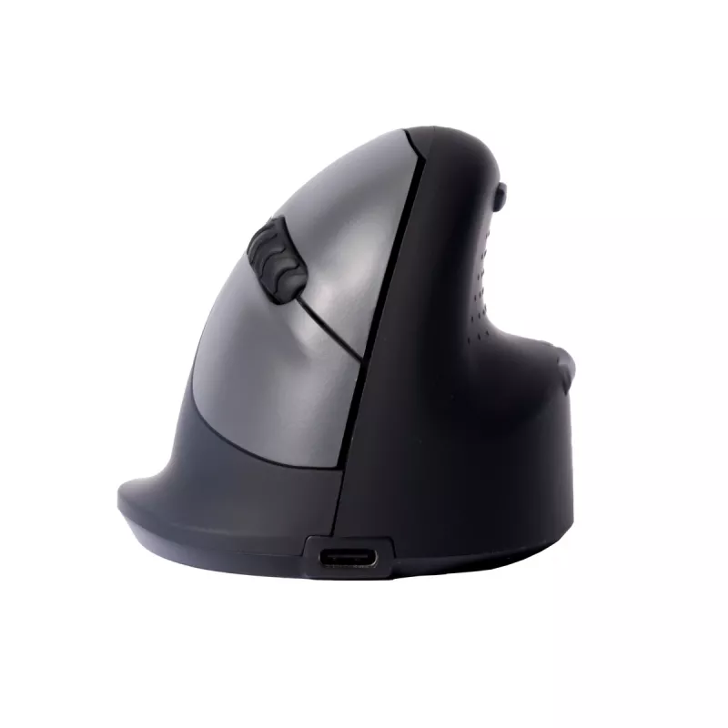Ergonominė pelė R-Go Tools R-Go HE Break su pertraukų programine įranga, vidutinė (rankos dydis 165–185 mm), dešinei rankai, Bluetooth, juoda