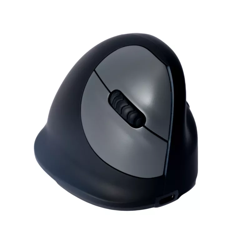 Ergonominė pelė R-Go Tools R-Go HE Break su pertraukų programine įranga, vidutinė (rankos dydis 165–185 mm), dešinei rankai, Bluetooth, juoda