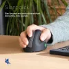 Ergonominė pelė R-Go Tools R-Go HE Break su pertraukų programine įranga, vidutinė (rankos dydis 165–185 mm), dešinei rankai, Bluetooth, juoda