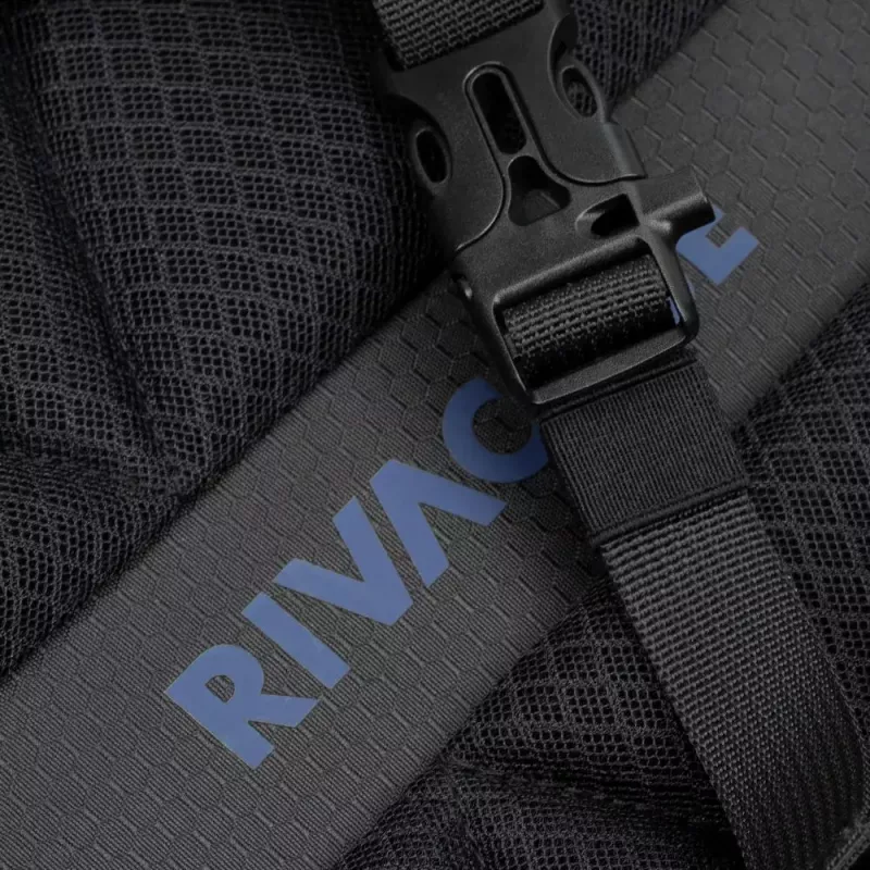 Kuprinė Rivacase Dijon 39,6 cm 15,6 colio juoda 1 skyrius