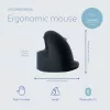 R-Go Tools ergonominė pelė R-Go HE Break su pertraukų programine įranga, maža (rankos dydis <165 mm), dešinei rankai, laidinė, juoda