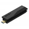 USB adapteris MSI BE6500 WiFi7 USB 3.2 Gen 1 juodas