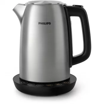 Elektrinis virdulys Philips HD9359/90 1,7 L, 2200 W, nerūdijančio plieno korpusas, juodas metalinis