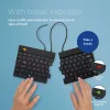 Ergonominė klaviatūra R-Go Tools Split Break v2 su pertraukų programine įranga, išskirta ergonomiška klaviatūra, QWERTY (JK), laidinė, juoda