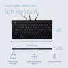 Ergonominė klaviatūra R-Go Tools Split Break v2 su pertraukų programine įranga, išskirta ergonomiška klaviatūra, QWERTY (JK), laidinė, juoda
