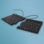 Ergonominė klaviatūra R-Go Tools Split Break v2 su pertraukų programine įranga, išskirta ergonomiška klaviatūra, QWERTY (US), laidinė, juoda