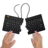 Ergonominė klaviatūra R-Go Tools Split Break v2 su pertraukų programine įranga, išskirta ergonomiška klaviatūra, QWERTY (US), laidinė, juoda