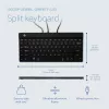 Ergonominė klaviatūra R-Go Tools Split Break v2 su pertraukų programine įranga, išskirta ergonomiška klaviatūra, QWERTY (US), laidinė, juoda