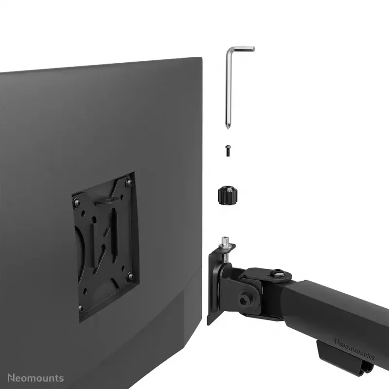 Monitorų laikiklis trims ekranams Neomounts DS60-600BL3 spaustuvas/angai 10-27 colių