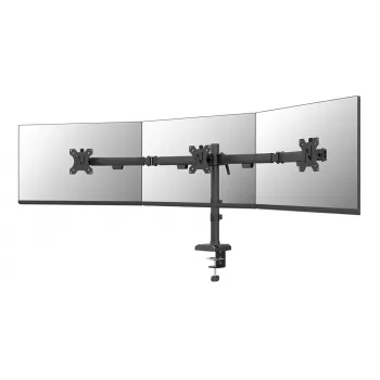 Monitorų laikiklis trims ekranams Neomounts DS60-600BL3 spaustuvas/angai 10-27 colių