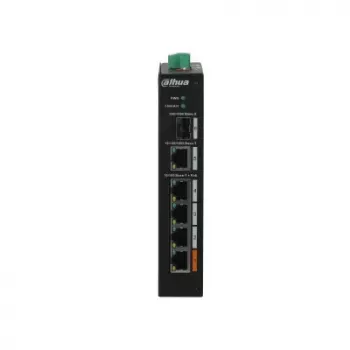 Dahua Technology PoE PFS3106-4ET-60-V2 tinklo jungiklis nevaldomas L2 Fast Ethernet (10/100) juodas