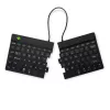 Ergonominė klaviatūra R-Go Split Break su pertraukų programine įranga, išskirta klaviatūra, QWERTY (US), Bluetooth, juoda