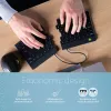 Ergonominė klaviatūra R-Go Split Break su pertraukų programine įranga, išskirta klaviatūra, QWERTY (US), Bluetooth, juoda