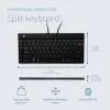 Ergonominė klaviatūra R-Go Split Break su pertraukų programine įranga, išskirta klaviatūra, QWERTY (US), Bluetooth, juoda