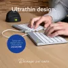 Ergonominė klaviatūra R-Go Split Break su pertraukų programine įranga, išskirstyta klaviatūra, QWERTY (US), Bluetooth, balta