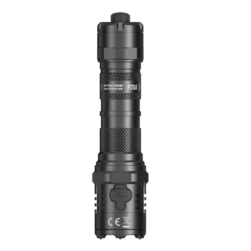 Taktinis žibintuvėlis Nitecore P20iX juodas 4000 lm USB įkraunamas