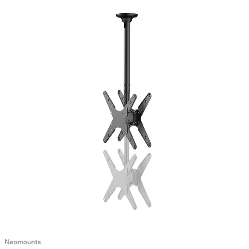Neomounts FPMA-C340DBLACK Dvigubas monitoriaus/TV laikiklis luboms 32-75 col. - aukštis 106-156 cm