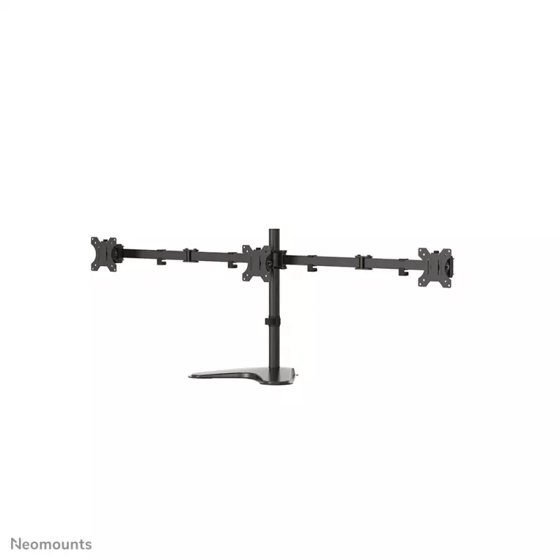 Neomounts FPMA-D550DD3BLACK laisvai pastatomas monitorių stovas 3 ekranams 13-27 col. 6 kg