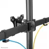 Neomounts FPMA-D550DD3BLACK laisvai pastatomas monitorių stovas 3 ekranams 13-27 col. 6 kg