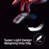 Belaidė žaidimų pelė KINGSTON HyperX Pulsefire Haste 2 Mini – ambidekstrinė, 26 000 DPI, RF/Bluetooth/USB