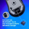 Belaidė žaidimų pelė KINGSTON HyperX Pulsefire Haste 2 Mini – ambidekstrinė, 26 000 DPI, RF/Bluetooth/USB