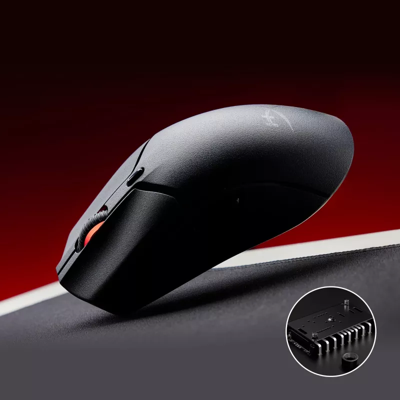 Belaidė žaidimų pelė KINGSTON HyperX Pulsefire Haste 2 Mini – ambidekstrinė, 26 000 DPI, RF/Bluetooth/USB