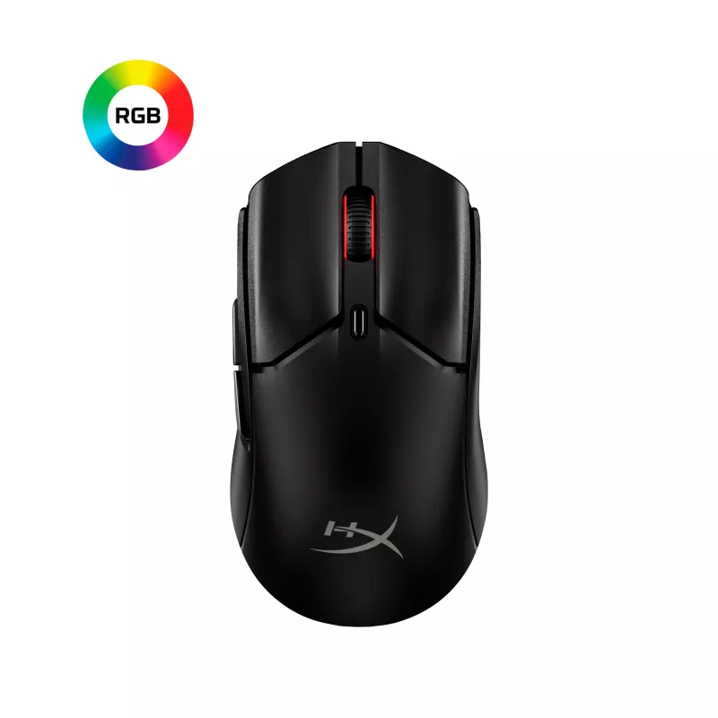 Belaidė žaidimų pelė KINGSTON HyperX Pulsefire Haste 2 Mini – ambidekstrinė, 26 000 DPI, RF/Bluetooth/USB
